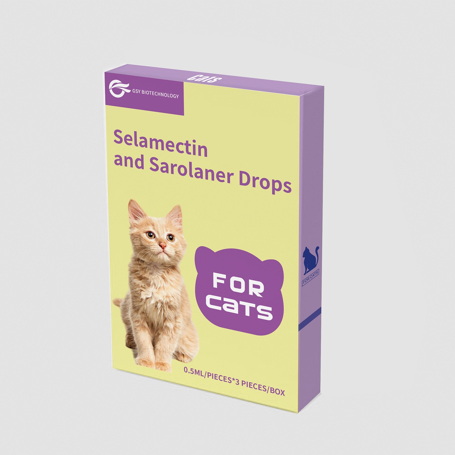 0.5ml for cats Selamectin and Sarolaner Drops