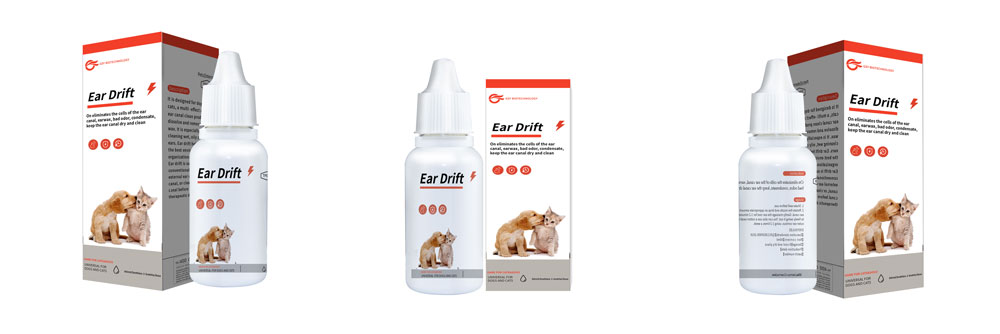 Dérive d'oreille pour animaux de compagnie Dérive d'oreille pour animaux de compagnie