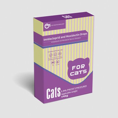 0.4 ml For cats Imidacloprid and Moxidectin Drops