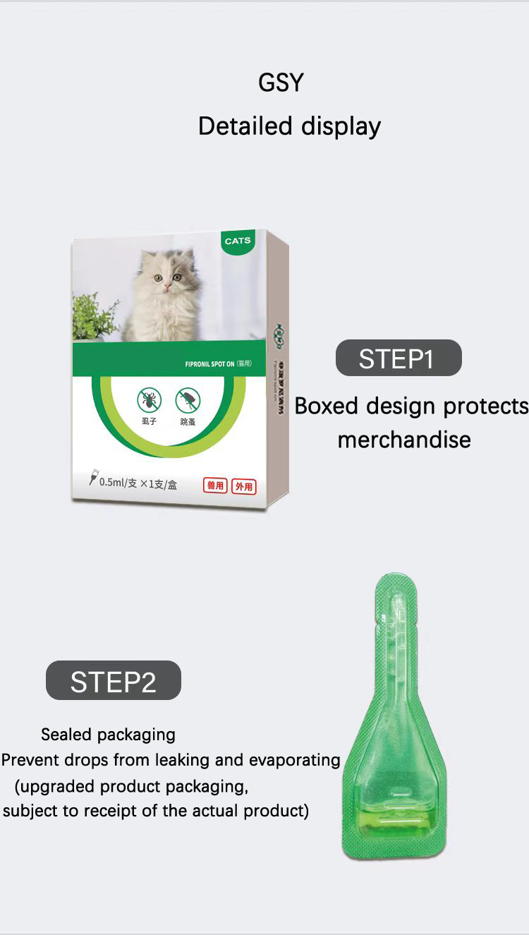 Fipronil Spot On 0.5ml for cats Fipronil Spot On 0.5ml for cats