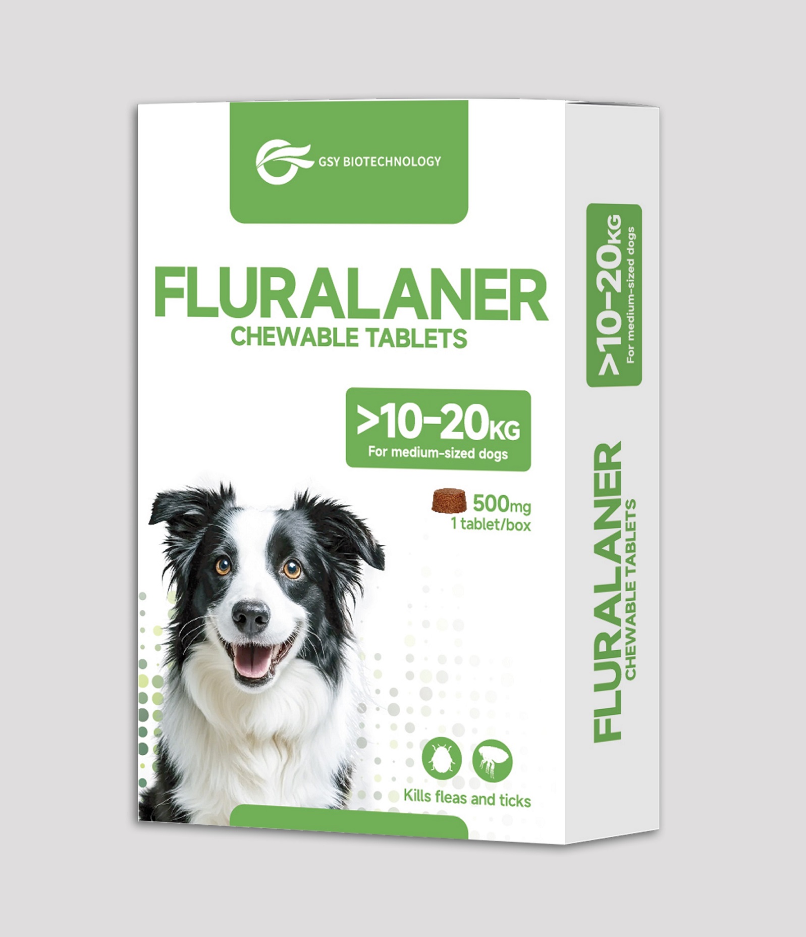 500 mg Fluralaner Chewable Tablets  for dogs