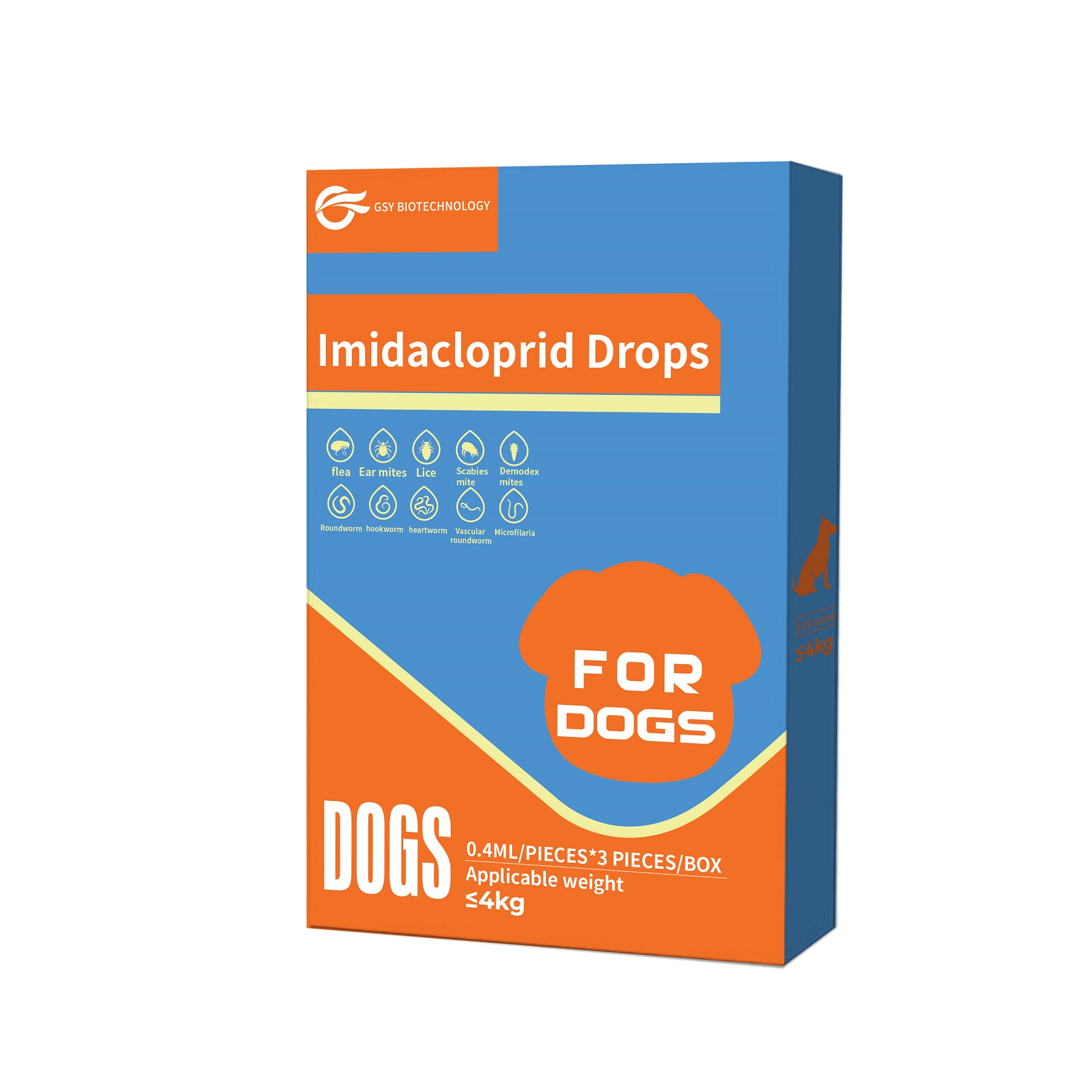 0,4 ml para perros Imidacloprid Spot-on Solutions
