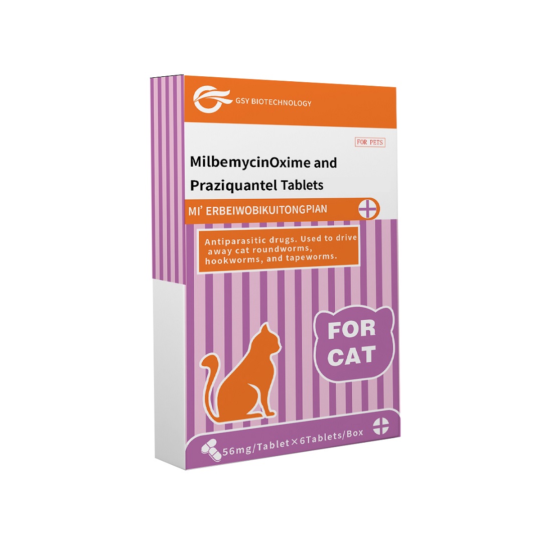 56 mg Milbemycinoxim- und Praziquantel-Tabletten für Katzen 56 mg Milbemycinoxim- und Praziquantel-Tabletten für Katzen