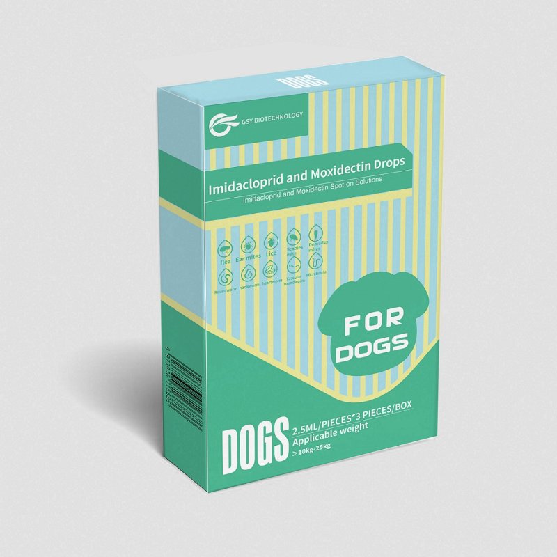 Imidacloprid and Moxidectin Drops(2.5ml for dogs)