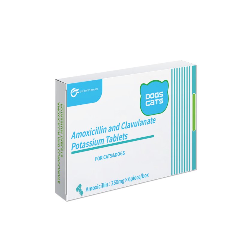 250 mg For dogs and cats Amoxicillin and Clavulanate Potassium Tablets