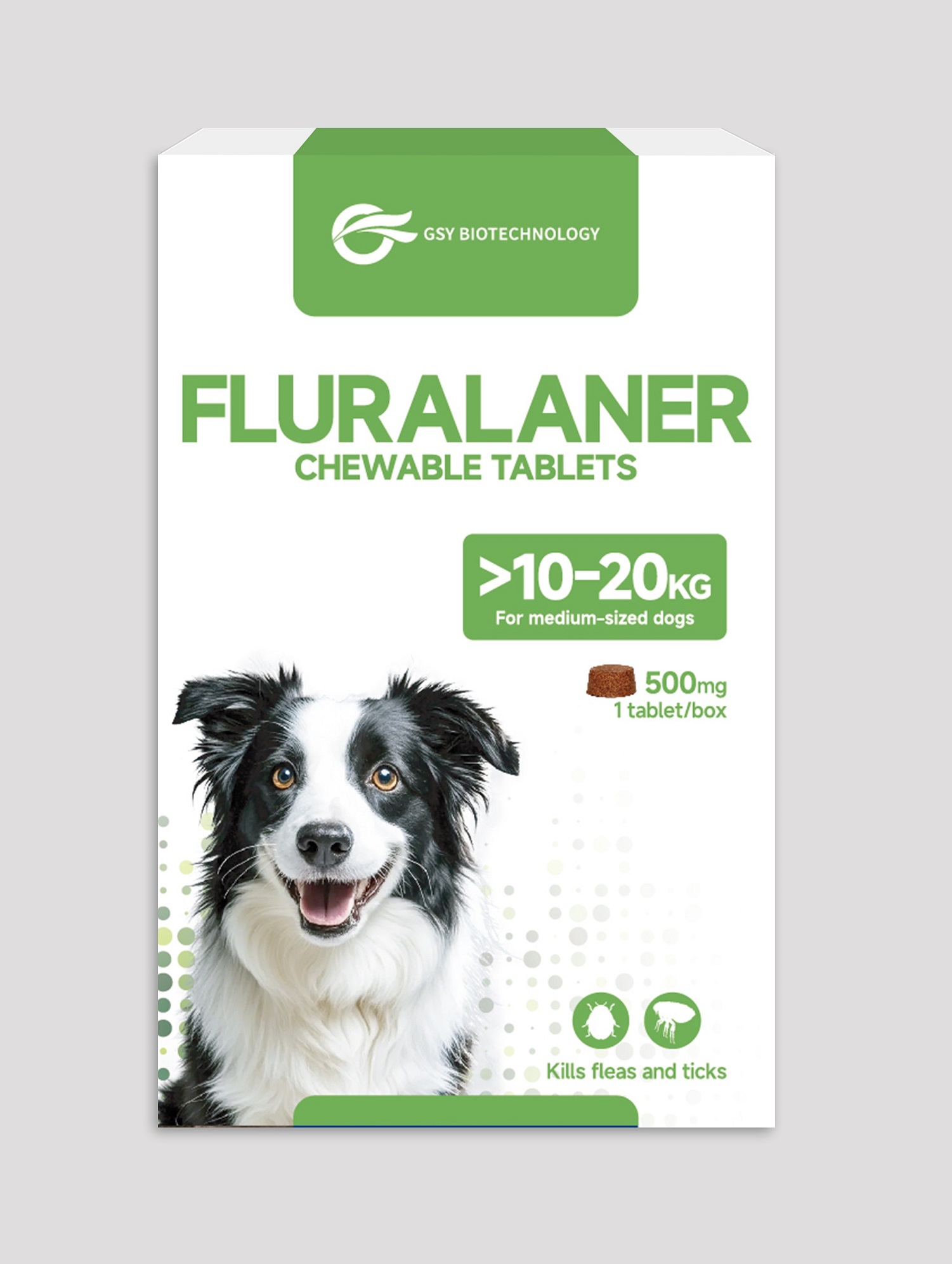 500 mg Fluralaner Chewable Tablets  for dogs