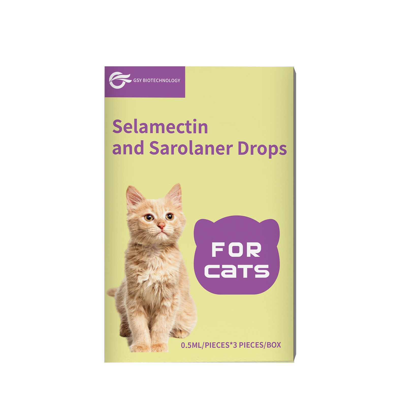 0.5ml for cats Selamectin and Sarolaner Drops