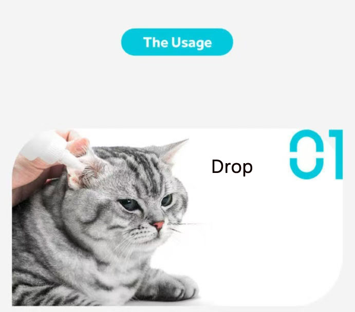 Solution de nettoyage des oreilles des animaux de compagnie Solution de nettoyage des oreilles des animaux de compagnie