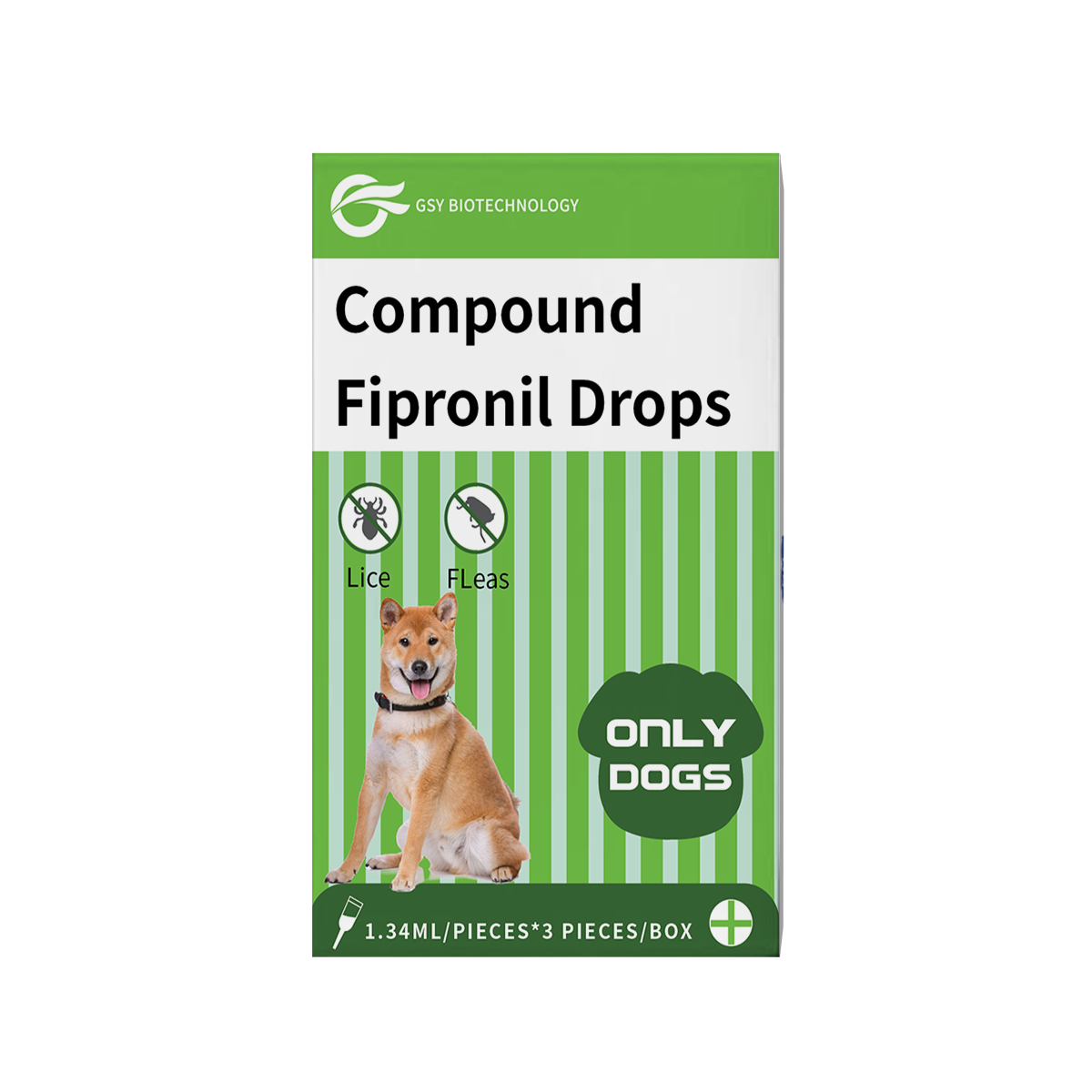 1.34 มล. สำหรับสุนัข Compound Fipronil Drops 1.34 มล. สำหรับสุนัข Compound Fipronil Drops