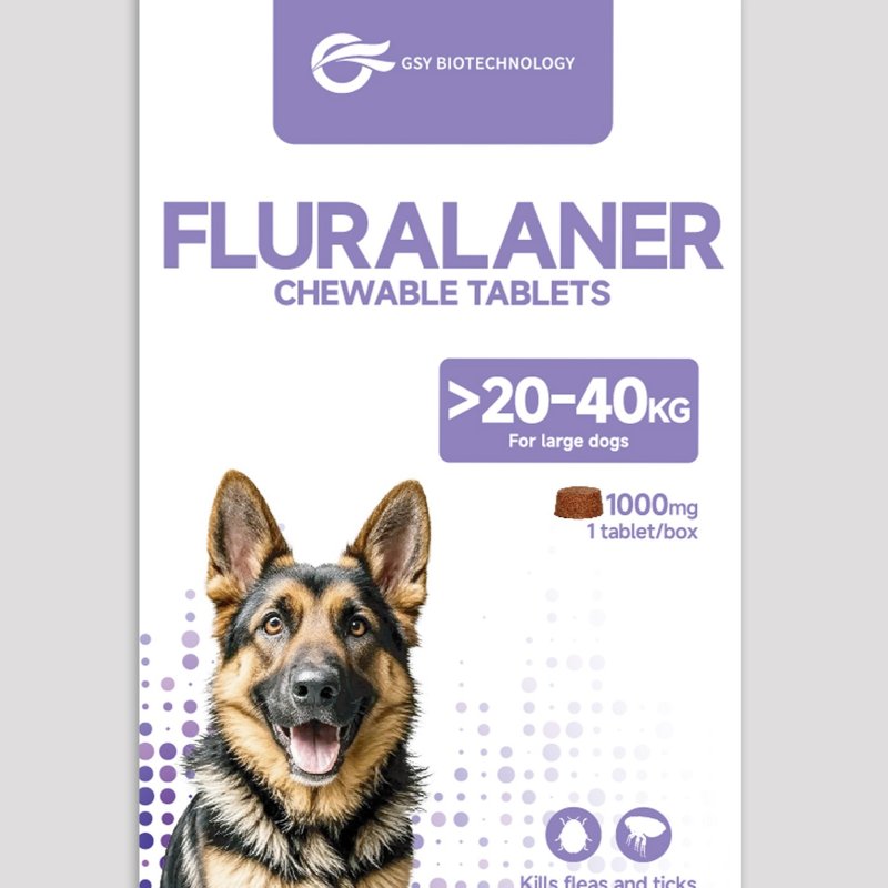 1000 mg Fluralaner Chewable Tablets for dogs