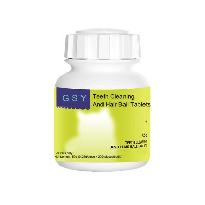 Teeth Cleaning And Hair Ball Tablets for cats