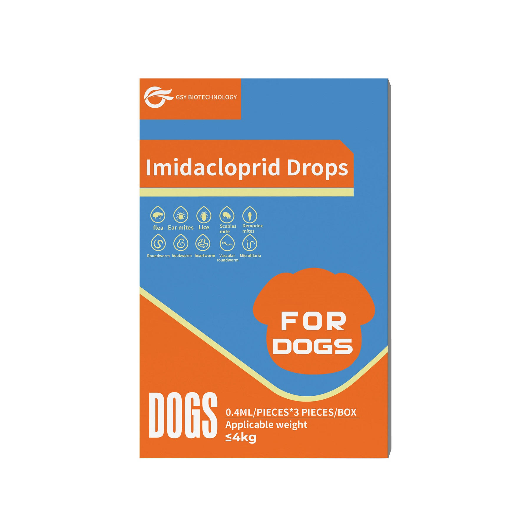 0,4 ml para perros Imidacloprid Spot-on Solutions