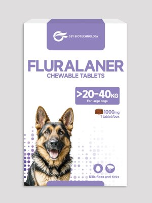 1000 mg Fluralaner Chewable Tablets for dogs