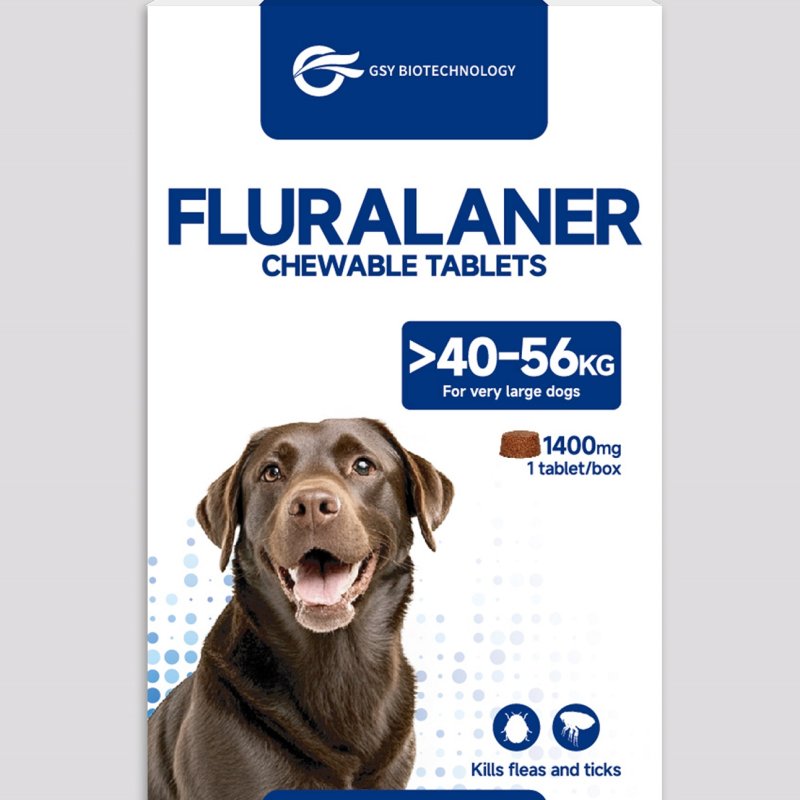 1400 mg Fluralaner Chewable Tablets for dogs