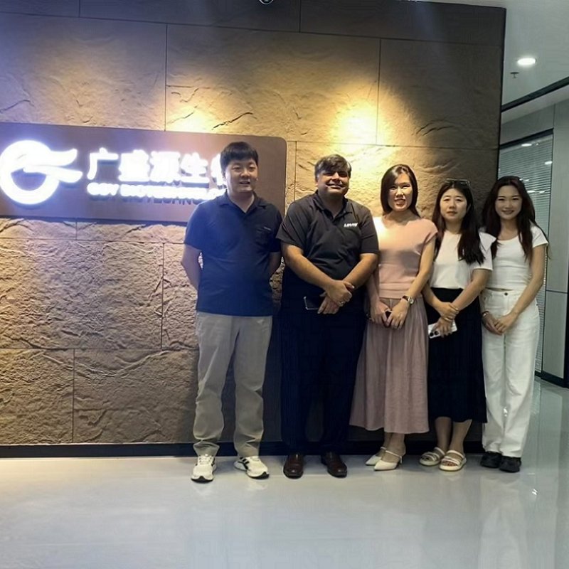 Customer visit Jinan GSY Biotechnology Co.,Ltd