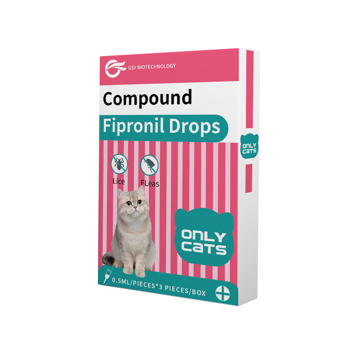 0.5ml for cat Compound Fipronil Drops