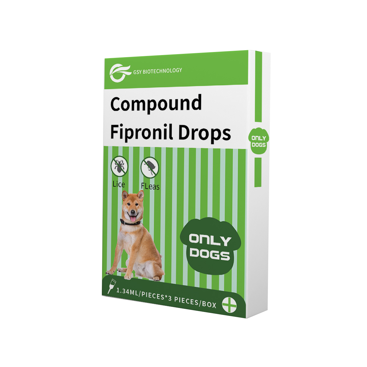 1.34 มล. สำหรับสุนัข Compound Fipronil Drops