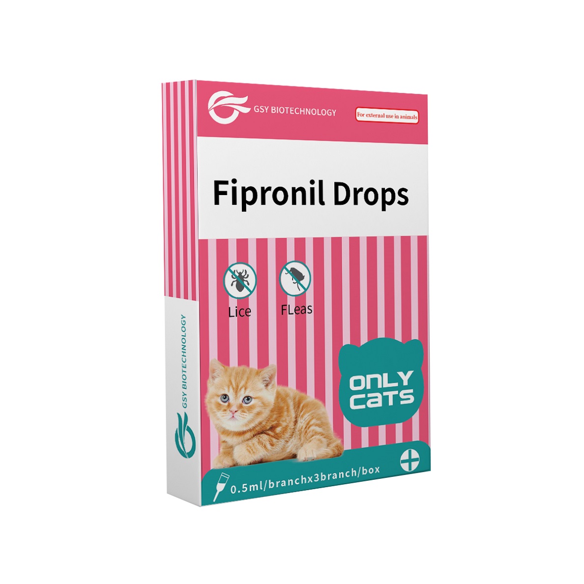 0,5мл Для кошек FIPRONIL SPOT ON