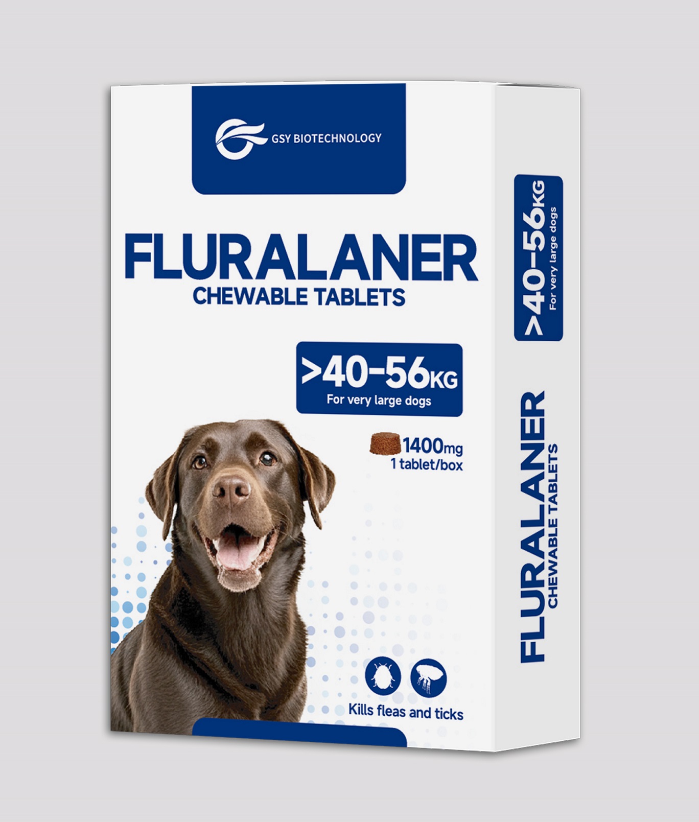 1400 mg Fluralaner Chewable Tablets for dogs