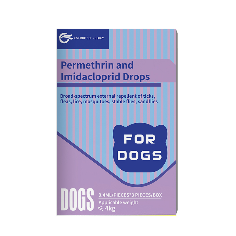 0.4 ml Permethrin and Imidacloprid Drops for dog 0.4 ml Permethrin and Imidacloprid Drops for dog