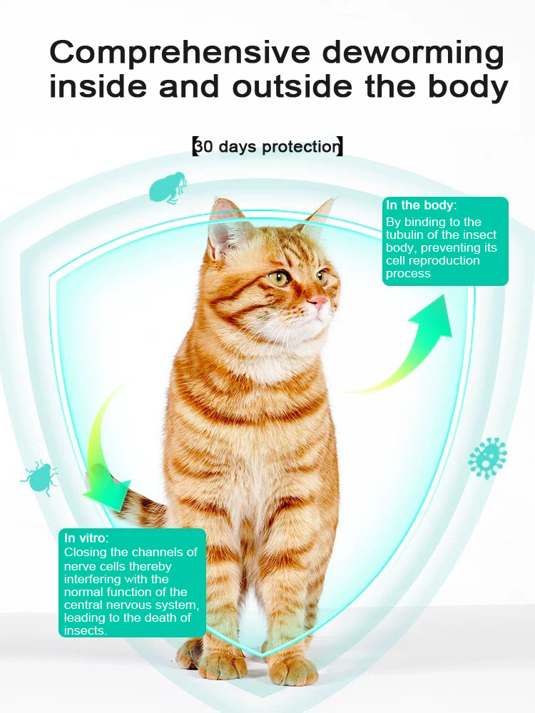 0.3 ml for cats Compound Fipronil and Praziquantel Spot On Solution