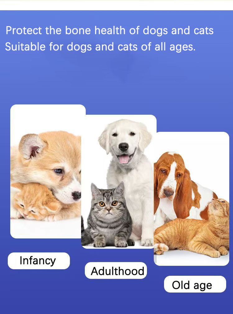 Comprimés de calcium de lait pour animaux de compagnie