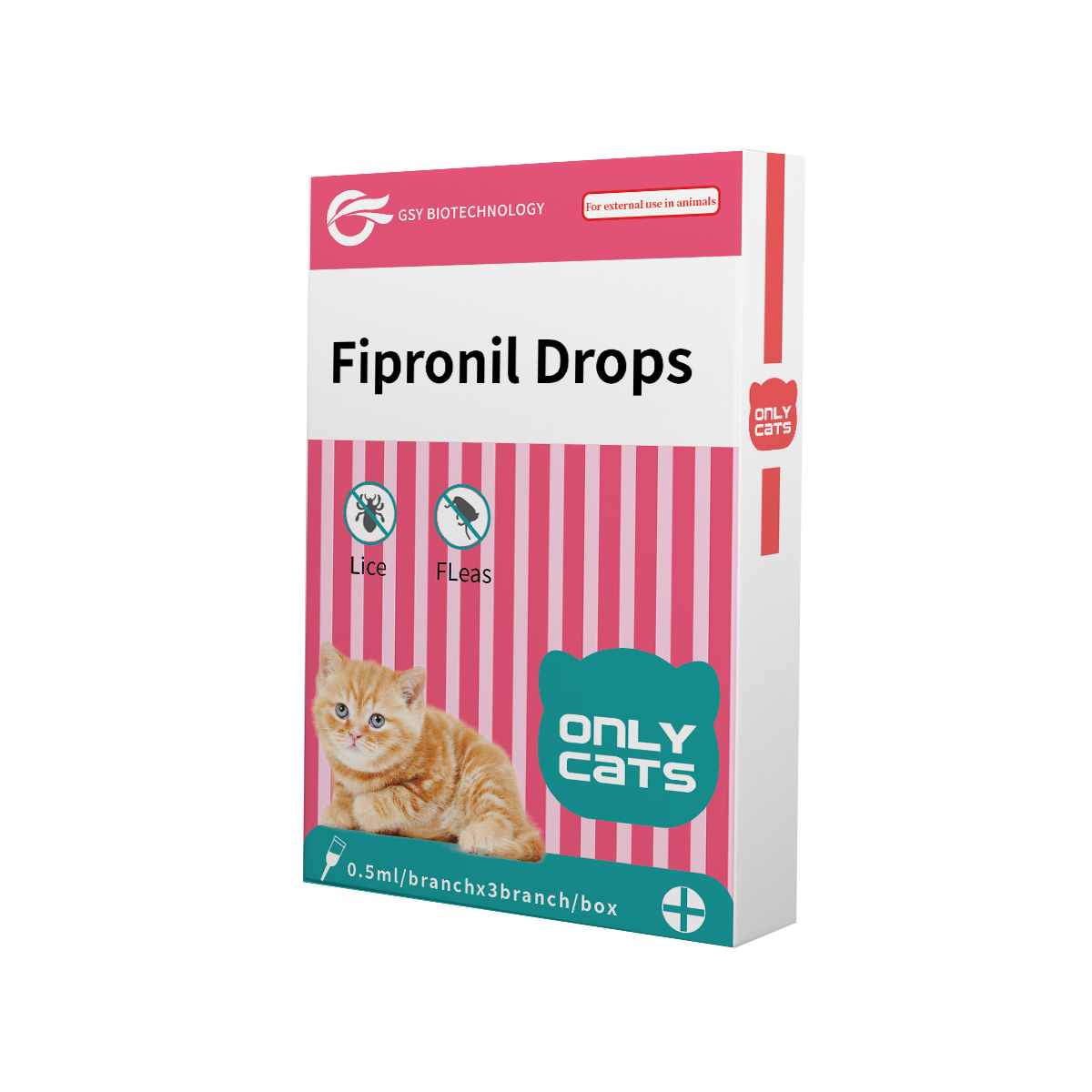 0,5мл Для кошек FIPRONIL SPOT ON