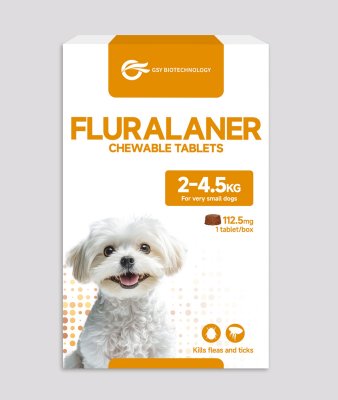 112.5 mg Fluralaner Chewable Tablets  for dog 